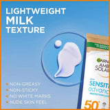 Garnier Ambre Solaire Sensitive Advanced Sun Protection Lotion SPF50+ 175ml