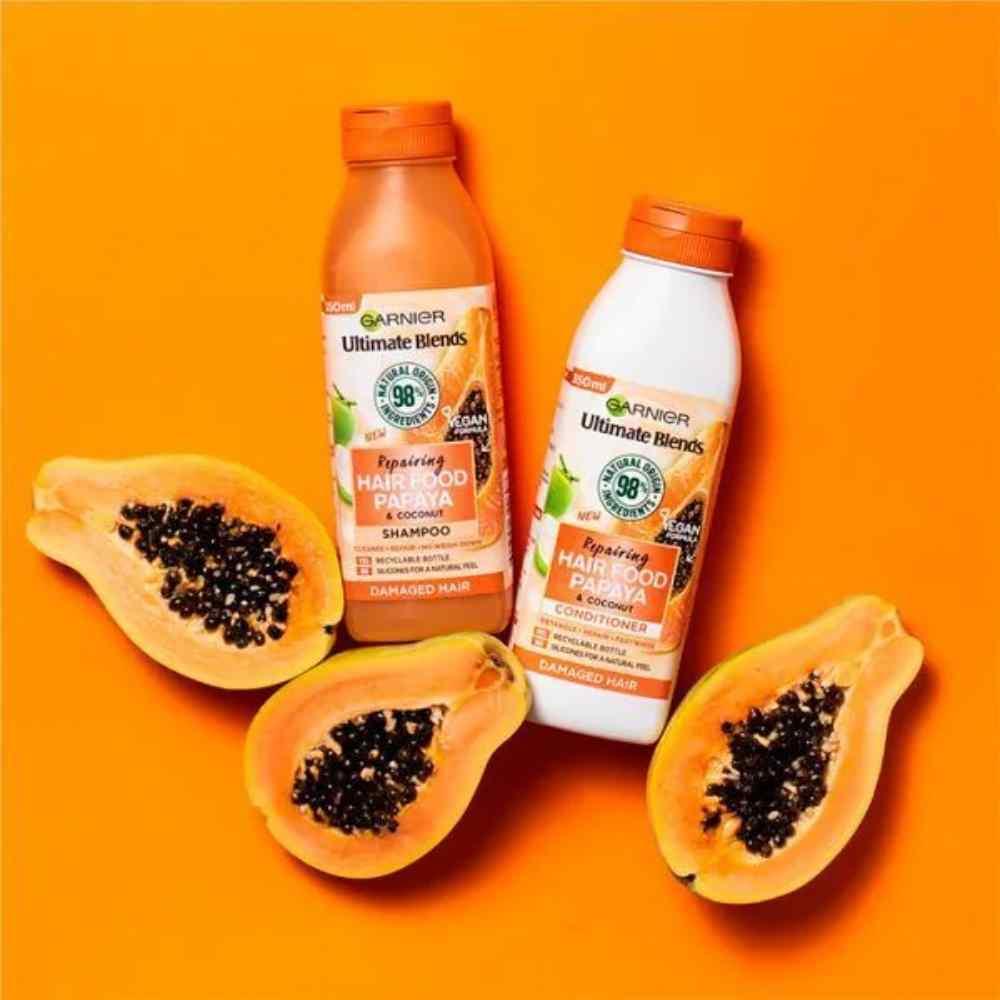 Garnier Ultimate Blends Hair Food Shampoo Papaya 350ml