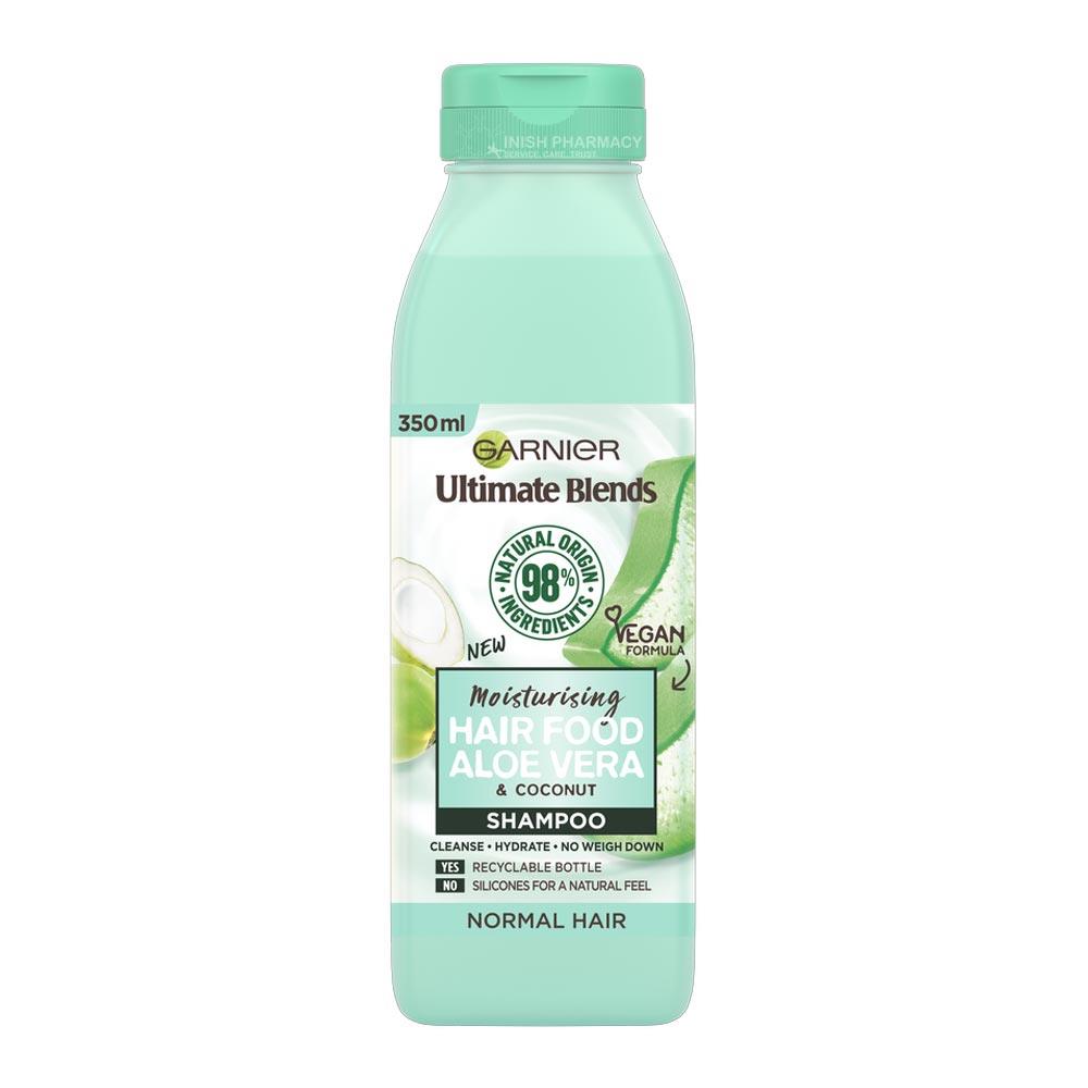 Garnier Ultimate Blends Hair Food Shampoo Aloe Vera 350ml – gently cleanses and nourishes all hair types