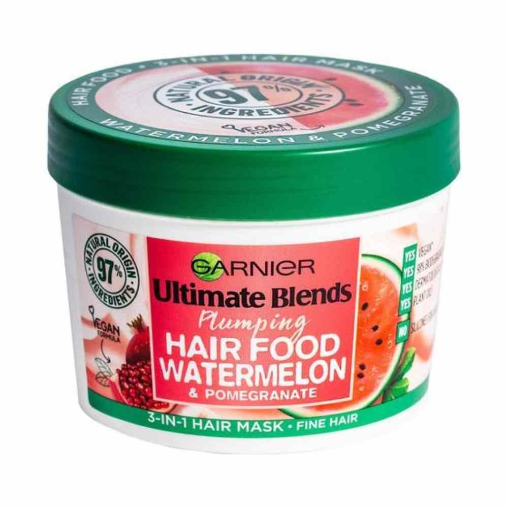 Garnier Ultimate Blends Plumping Hair Food Watermelon 390ml – a targeted treatment to restore hair health
