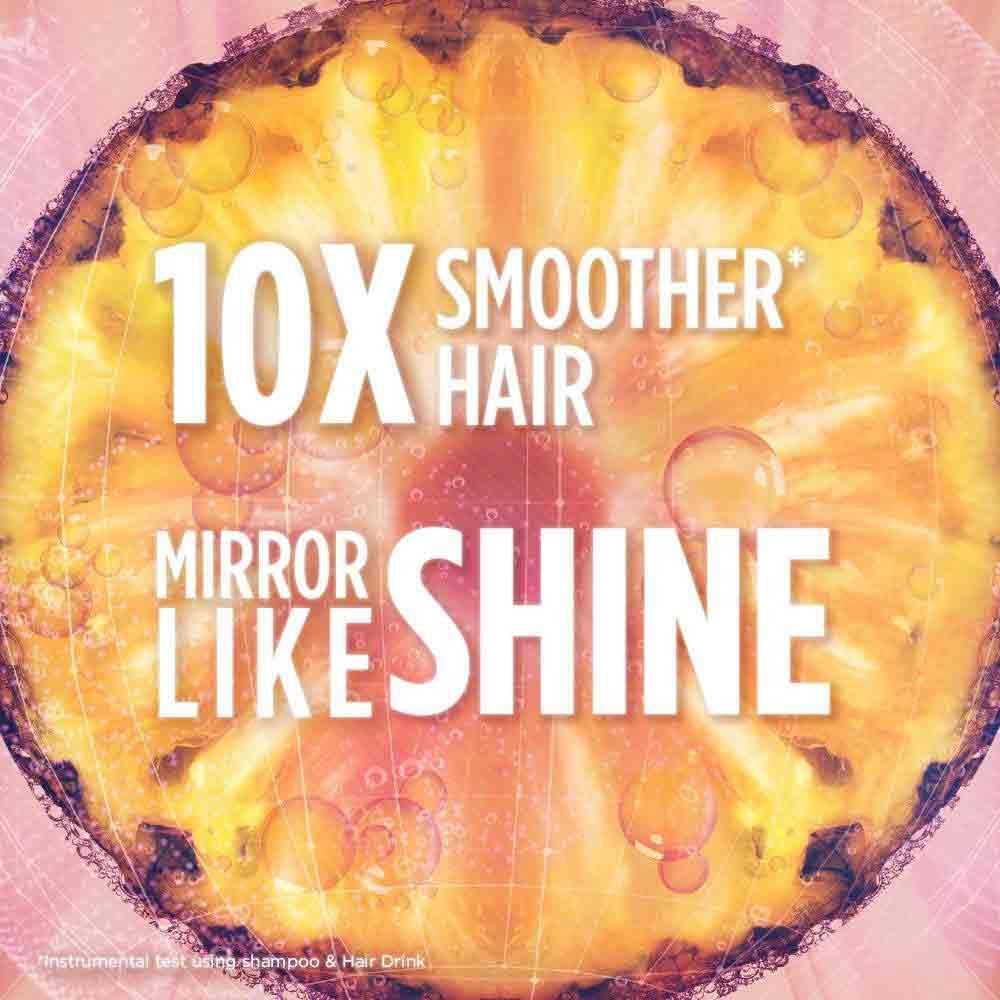 Garnier Ultimate Glowing Lengths Pineapple Hair Food Conditioner Long Dull Hair 350ml
