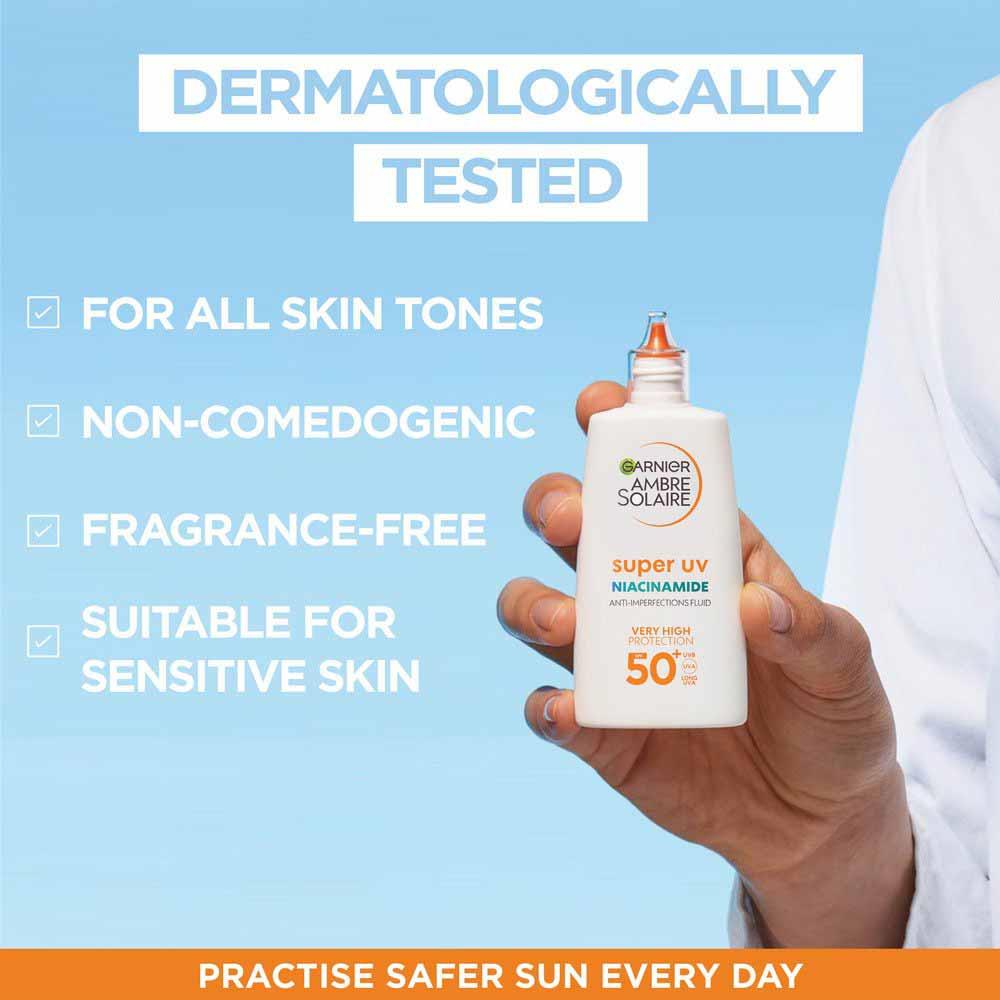 Garnier Ambre Solaire Super UV Niacinamide Anti-Imperfections Fluid SPF50 40ml