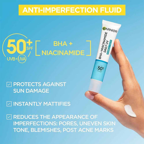 Garnier Pure Active BHA+Niacinamide UV Fluid SPF50 40ml