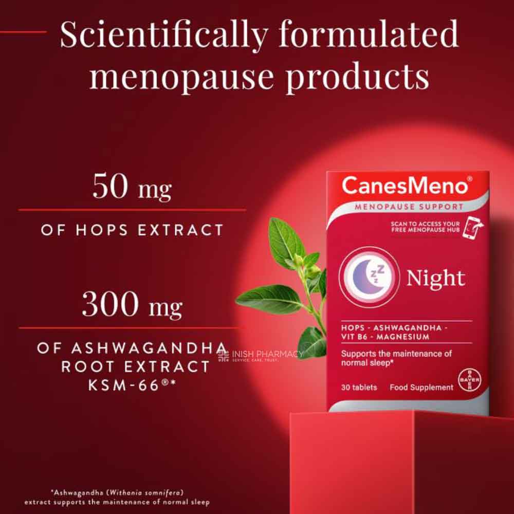 CanesMeno For Menopause Support Night 30 Pack