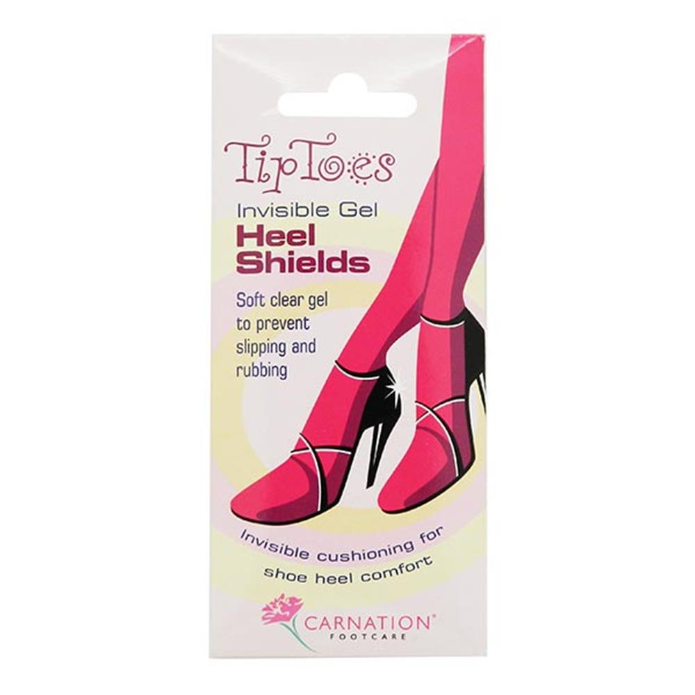 Carnation Tip Toes Invisible Gel Heel Shields 1 Pair