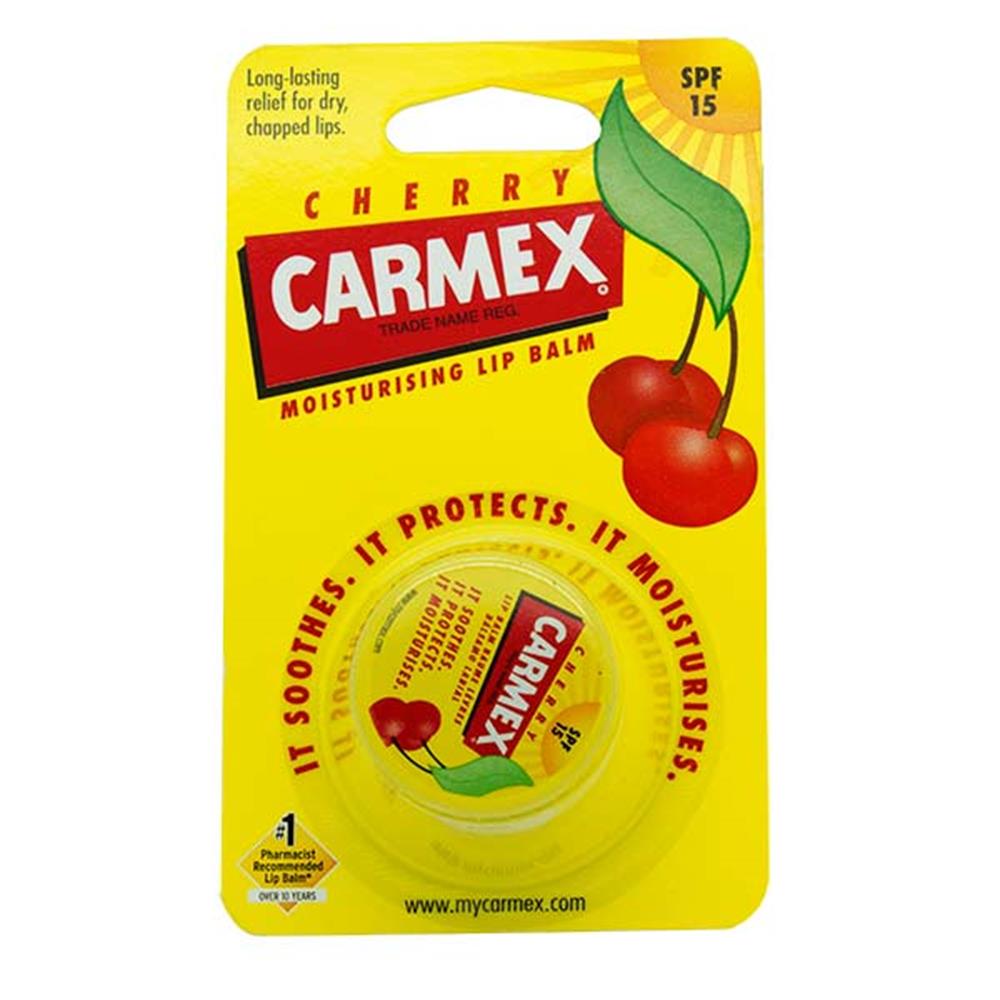 Carmex Lip Balm Cherry SPF15 Pot 7.5g