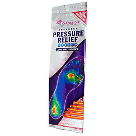 Carnation Advanced Pressure Relief System Long Life Insoles – for everyday foot care and comfort