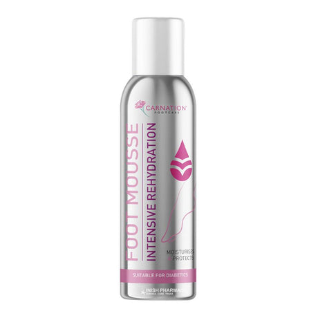Carnation Foot Mousse 150ml – dermatologist-developed for healthy skin