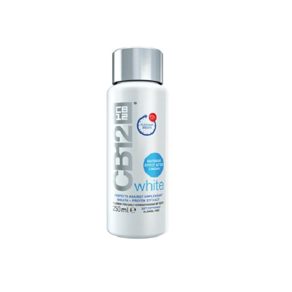 CB12 White Soft Peppermint Alcohol-Free Mouthwash 250ml