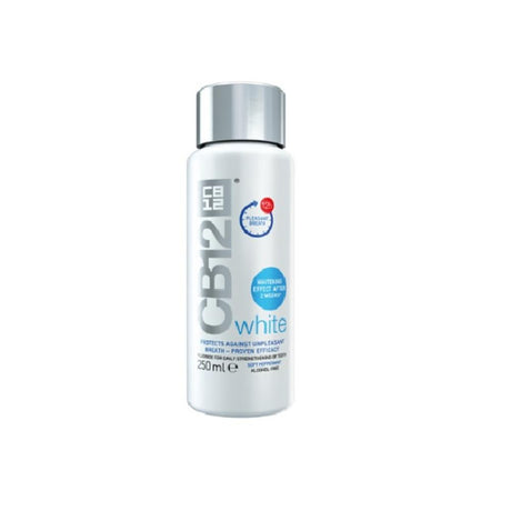 CB12 White Soft Peppermint Alcohol-Free Mouthwash 250ml – freshens breath and supports oral hygiene