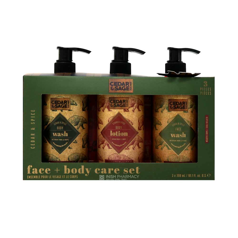 Cedar & Sage Face & Bodycare Set