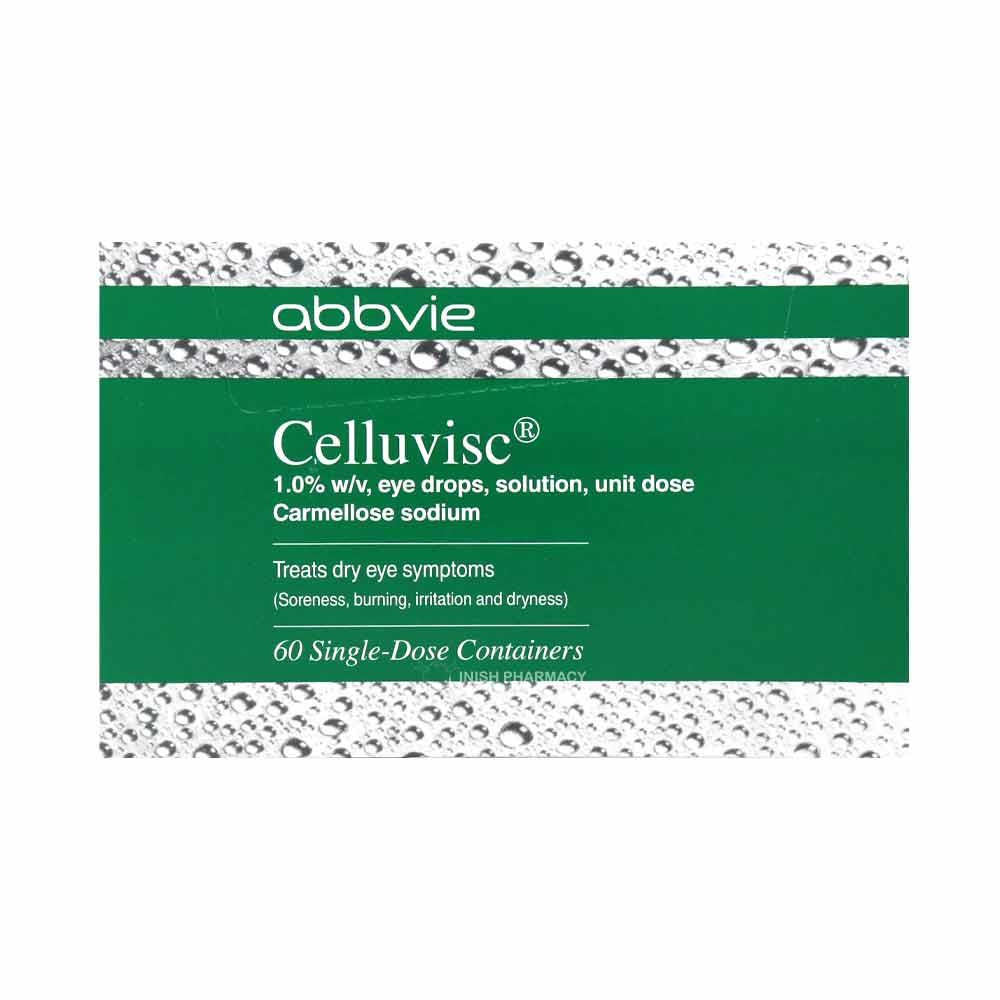 Celluvisc 1% Carmellose Eye Drops 60 Single Unit Doses