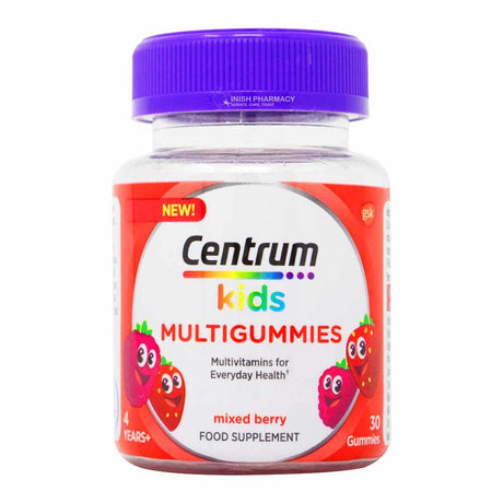 Centrum Kids Multigummies Mixed Berry 30 Pack – for growing children's nutritional needs