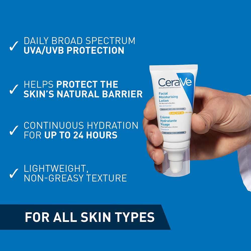 CeraVe Facial Moisturising Lotion SPF50 Normal/Dry Skin 52ml