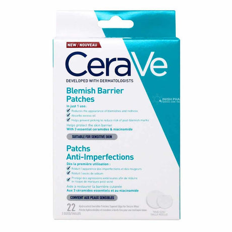 CeraVe Blemish Barrier Patches 22 Pack – helps clear and prevent acne breakouts