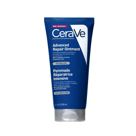 CeraVe Advanced Repair Ointment for Very Dry and Chapped Skin 88ml – intensely nourishes very dry skin