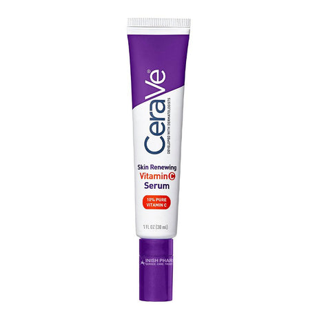 CeraVe Skin Renewal 10% Pure Vitamin C Serum 30ml – brightens and evens the complexion