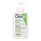 CeraVe Hydrating Cream-to-Foam Cleanser 236ml – gently cleanses and refreshes skin