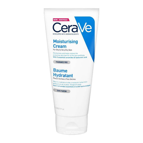CeraVe Moisturising Cream With Hyaluronic Acid & Ceramides For Dry to Very Dry Skin 177ml – a trusted essential for mother