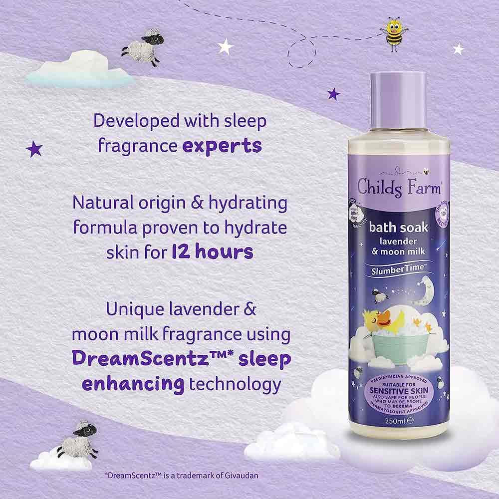 Childs Farm Bath Soak Lavender & Moon Milk 250ml