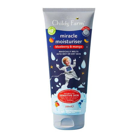 Childs Farm Miracle Moisturiser Blueberry & Mango 200ml – a trusted essential for mother and baby care