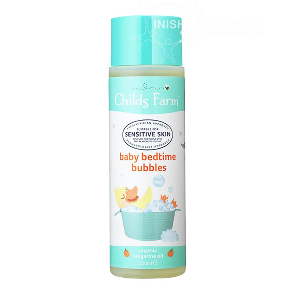 Childs Farm Baby Bedtime Bubbles Tangerine 250ml – a gentle, skin-safe essential for baby care