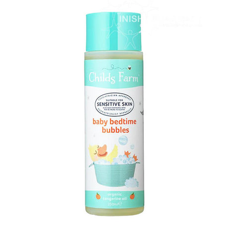 Childs Farm Baby Bedtime Bubbles Tangerine 250ml – a gentle, skin-safe essential for baby care