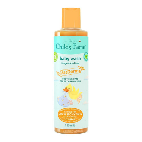 Childs Farm Oatderma Fragrance Free Body Wash 250ml – a trusted essential for mother and baby care