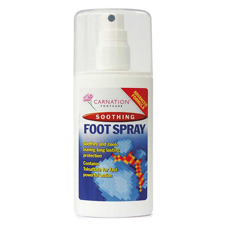 Carnation Soothing Foot Spray 100ml – treats and clears athlete's foot