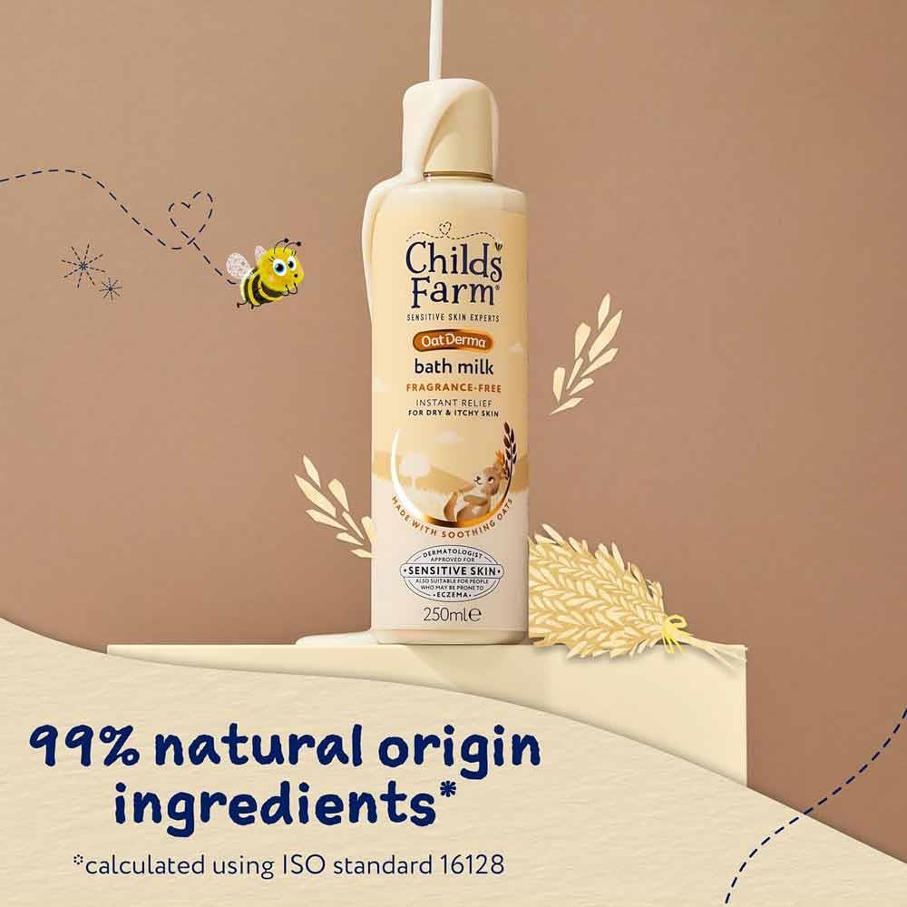 Childs Farm OatDerma Fragrance Free Bath Milk 250ml