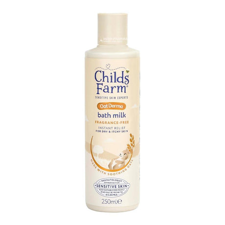 Childs Farm OatDerma Fragrance Free Bath Milk 250ml – a trusted essential for mother and baby care