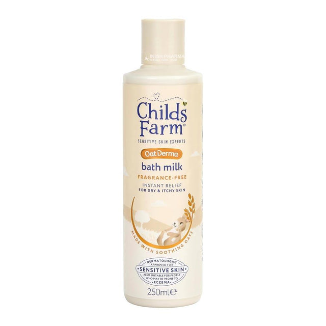 Childs Farm OatDerma Fragrance Free Bath Milk 250ml – a trusted essential for mother and baby care