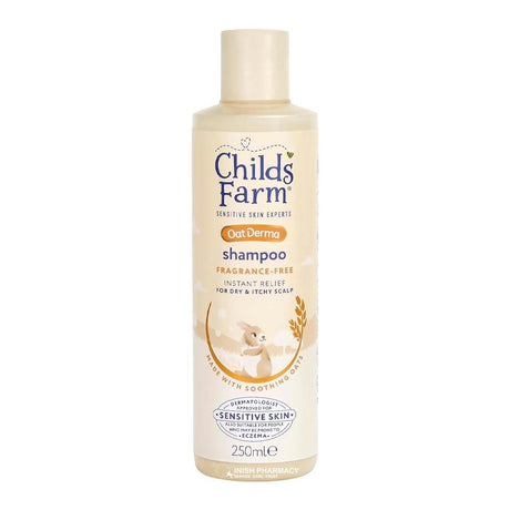 Childs Farm OatDerma Fragrance Free Shampoo 250ml – for healthy, well-nourished hair