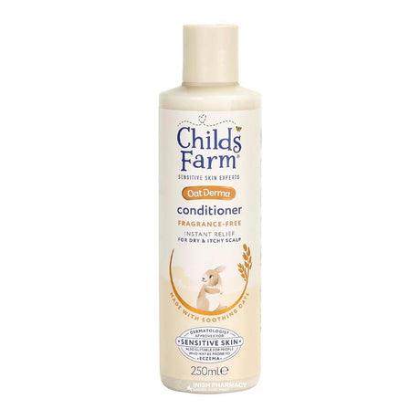 Childs Farm Oatderma Fragrance Free Conditioner 250ml – deeply conditions and restores hair health