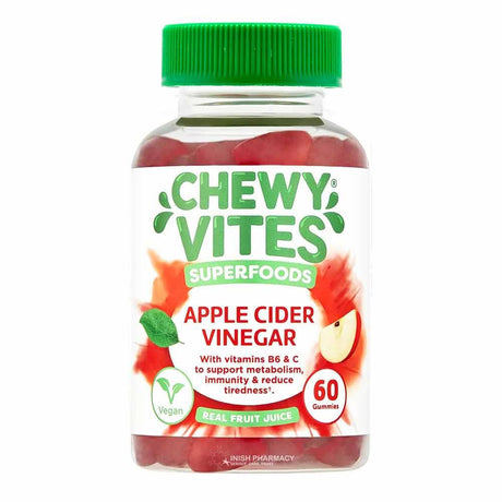 Chewy Vites Super Foods Apple Cider Vinegar 60 Gummies – to support a healthy digestive system