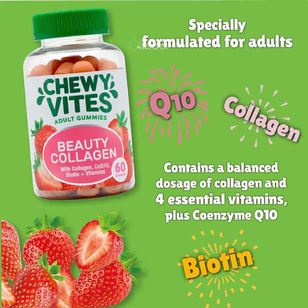 Chewy Vites Beauty Collagen 60 Gummies