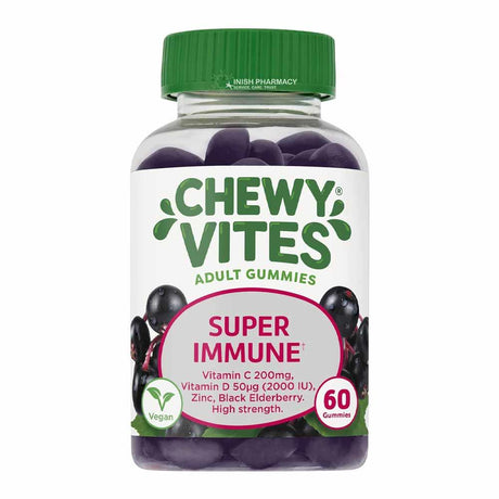 Chewy Vites Super Immune Adult Gummies 60 Gummies – key nutrients to support a healthy immune system