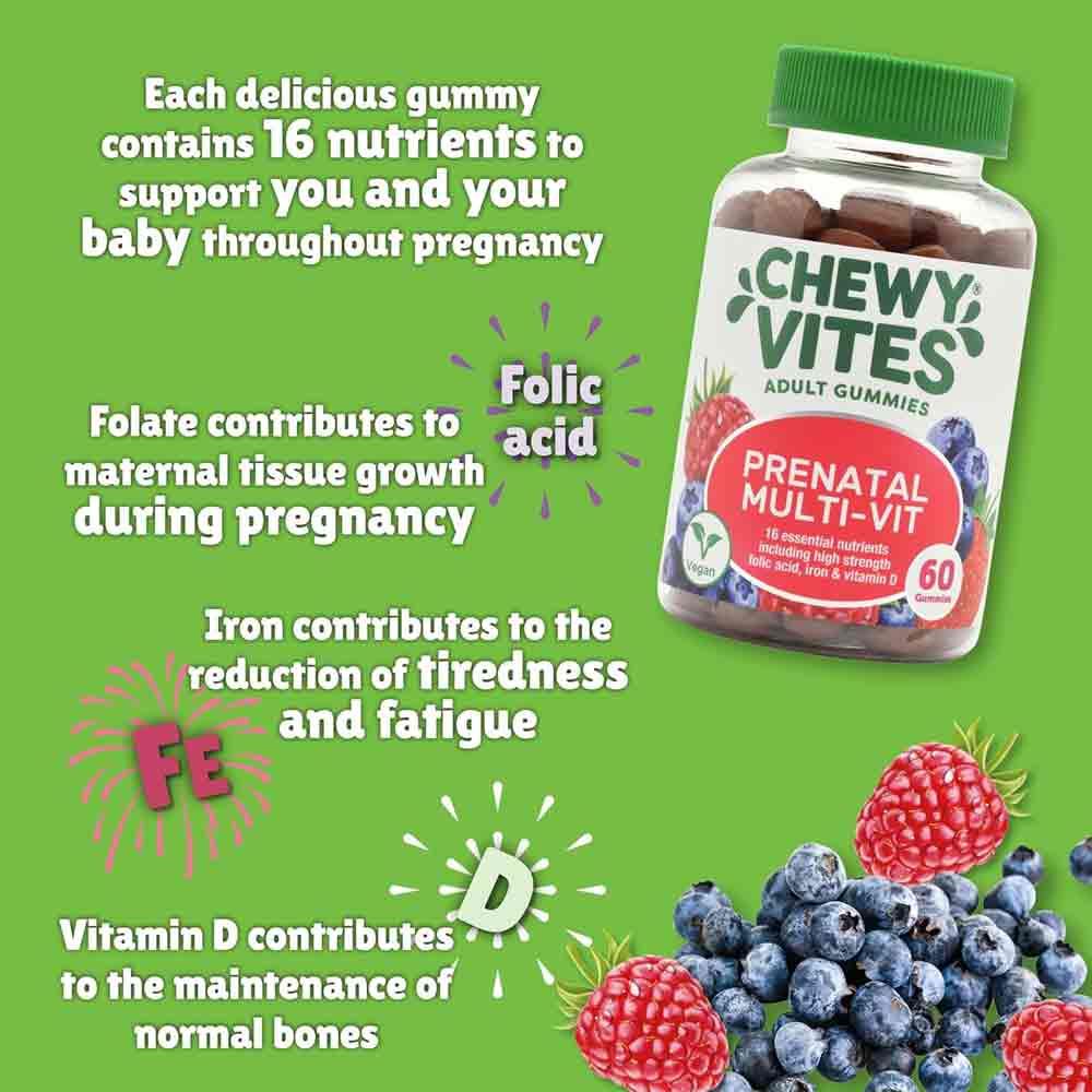 Chewy Vites Prenatal Multi-Vitamin 60 Gummies