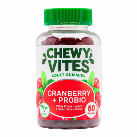 Chewy Vites Cranberry + Probio 60 Gummies – to support a healthy digestive system