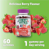 Chewy Vites Kids Multi-VIt + Iron 60 Gummies