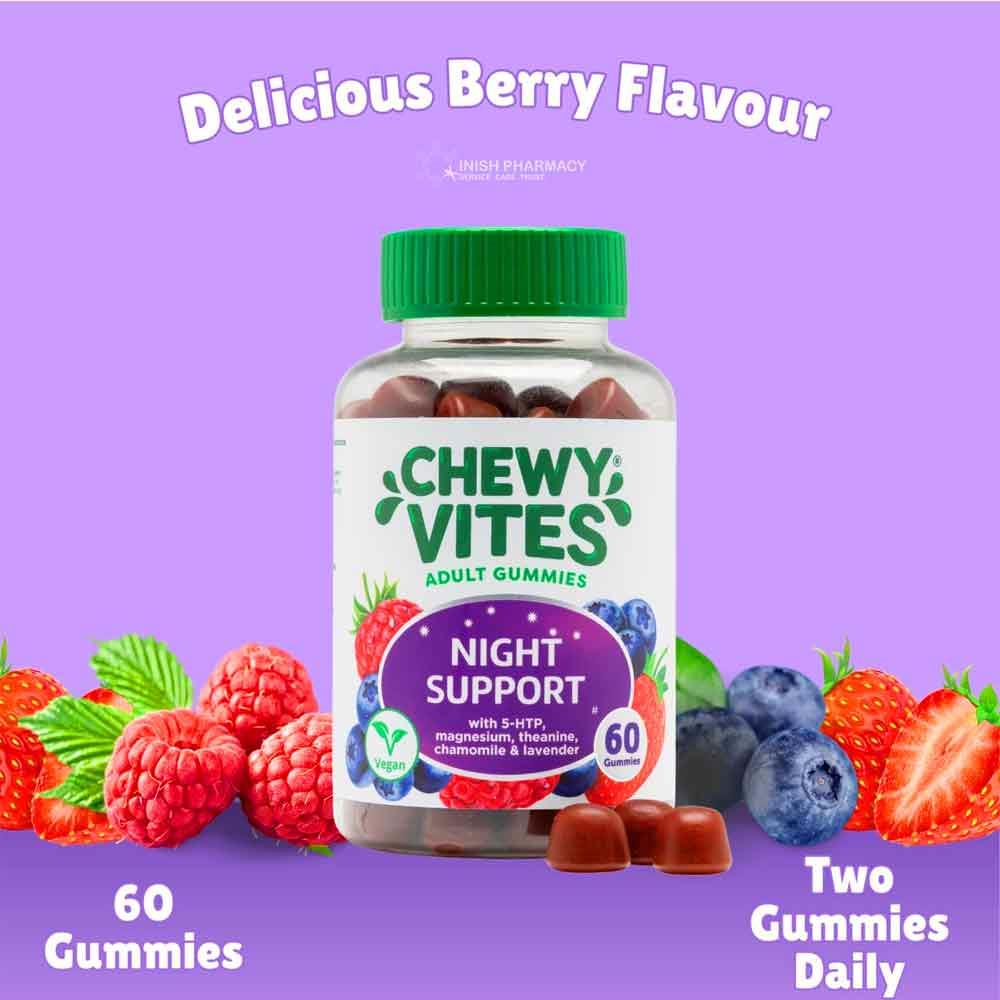 Chewy Vites Adult Night Support 60 Gummies
