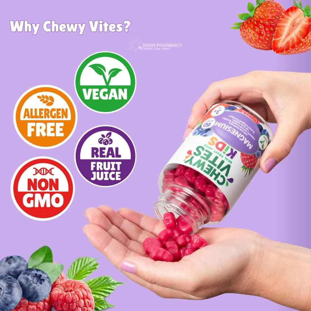Chewy Vites Kids Magnesium 60 Gummies