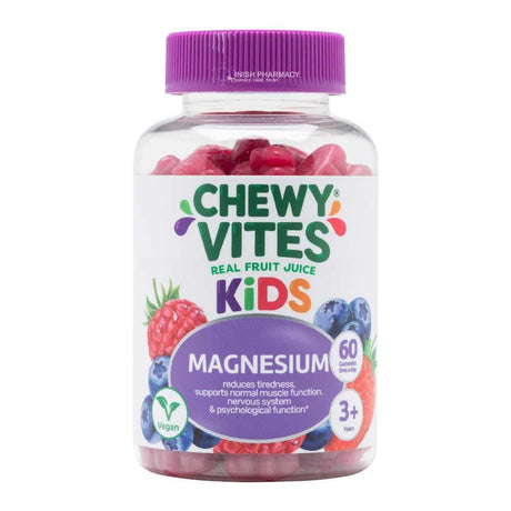 Chewy Vites Kids Magnesium 60 Gummies – magnesium to support muscle function and reduce tiredness
