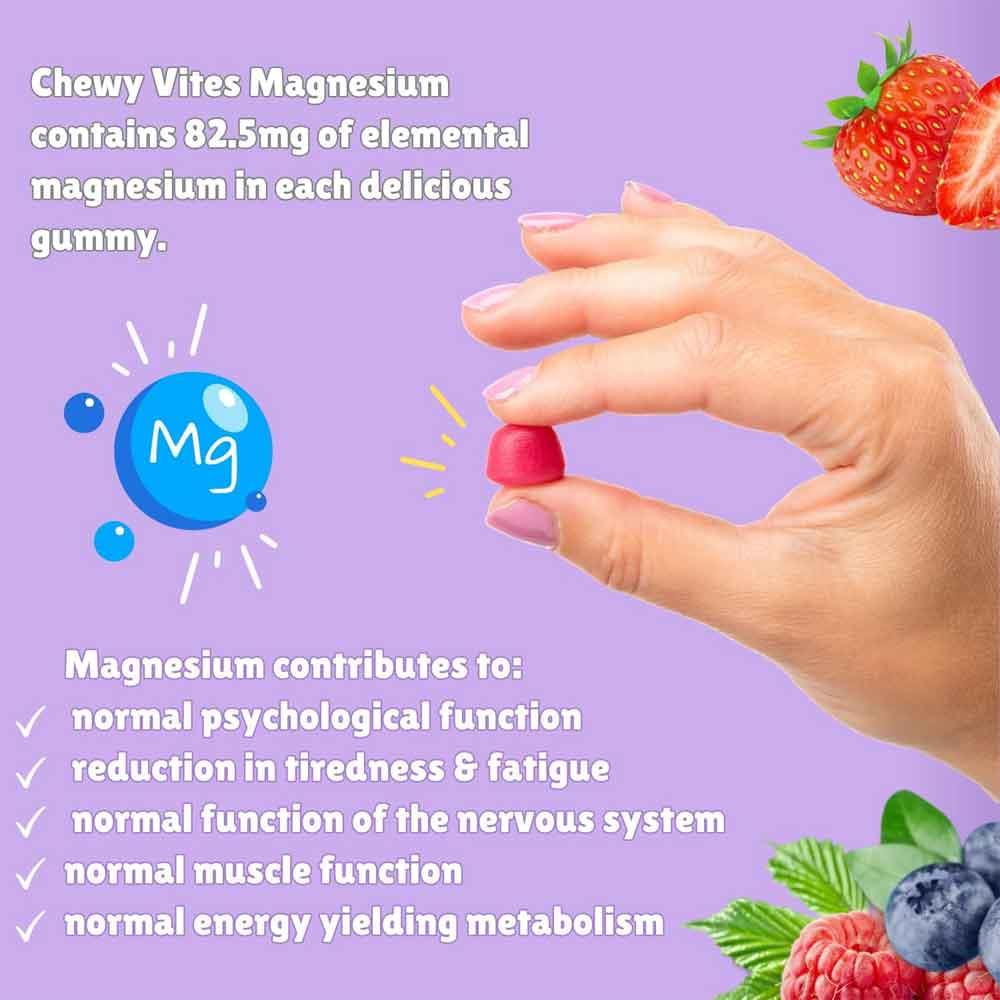 Chewy Vites Adult Magnesium 60 Gummies