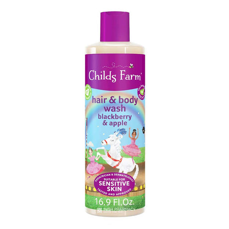 Childs Farm Hair & Body Wash Blackberry & Apple 250ml – a trusted essential for mother and baby care