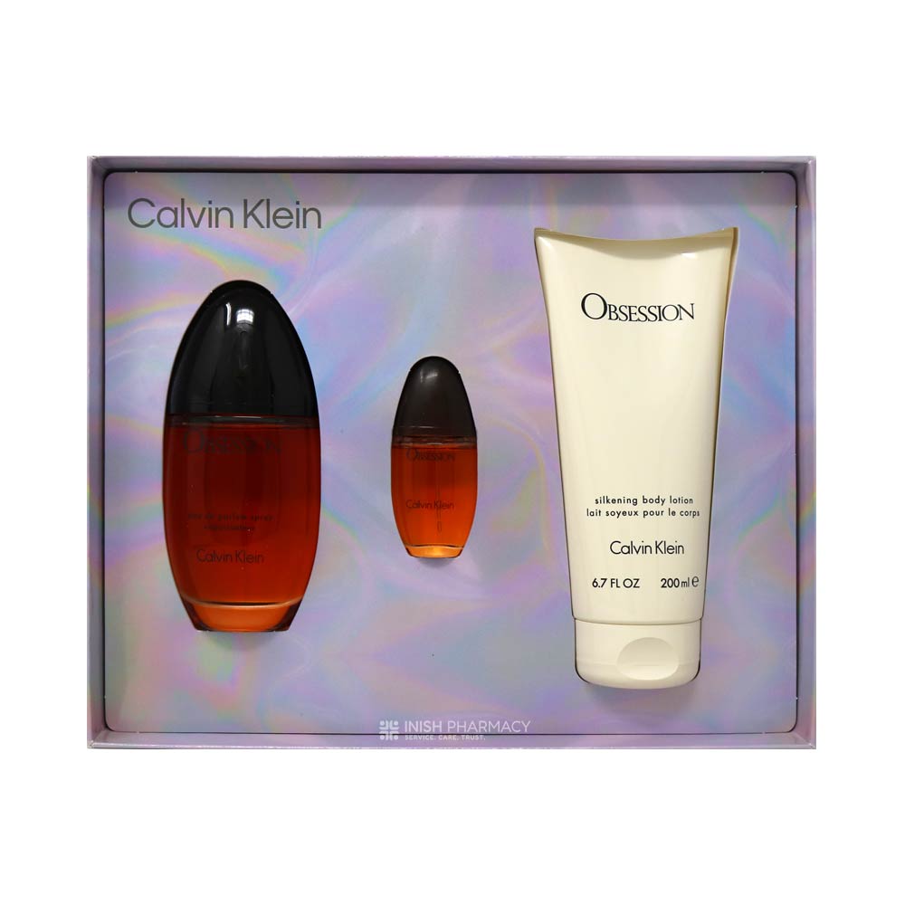 Calvin Klein Ladies Obsession 3 Piece Giftset