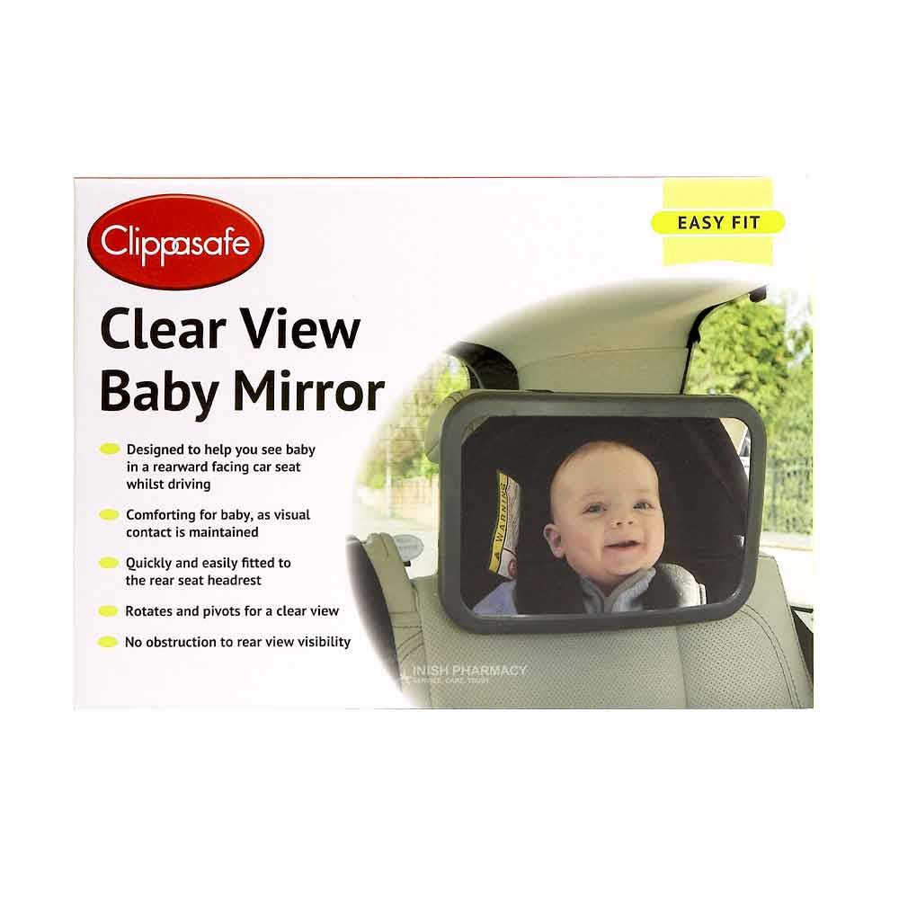 Clippasafe Clear View Baby Mirror Large