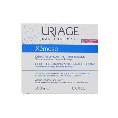 Uriage Xemose Lipid Replenishing Anti-Irritation Cerat 200ml – soothes and protects eczema-prone skin