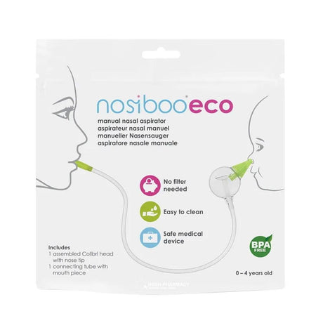 Nosiboo Eco Colibri Nozzle Nasal Aspirator – relieves nasal congestion and sinus pressure