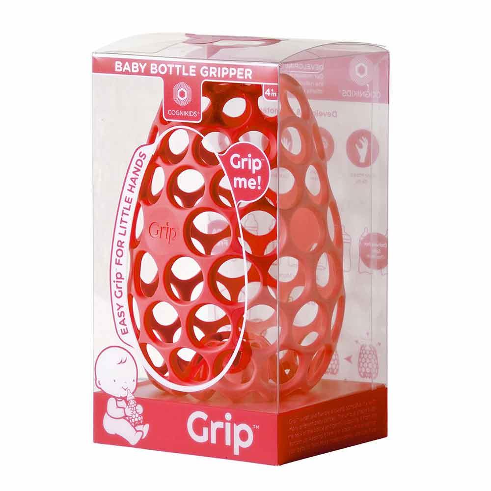 Cognikids Baby Bottle Gripper Red